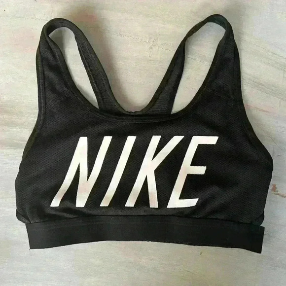 Nike Classic Compression Racerback Medium Support Sports Bra Size XS Gym Active - Picture 8 of 8